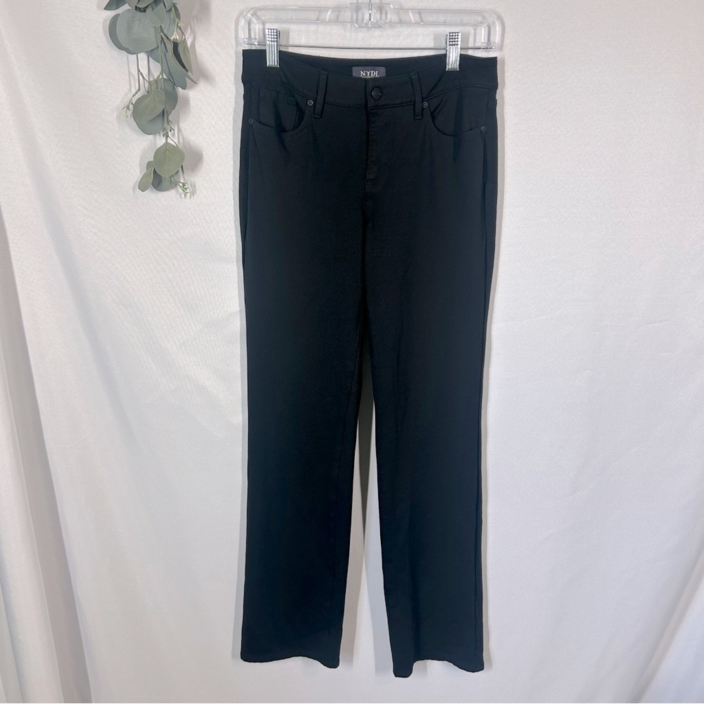 NYDJ | LIFT TUCK Technology Marilyn Straight Black Pants Women’s Size 2
